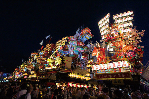 日田祗園の晩山