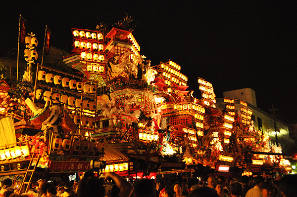 日田祇園山鉾集団顔見世