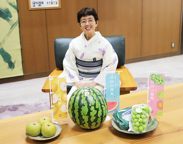 日田市の椋野美智子市長