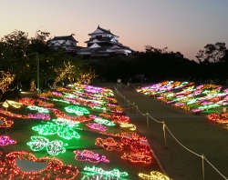 光のおもてなしin松山城
